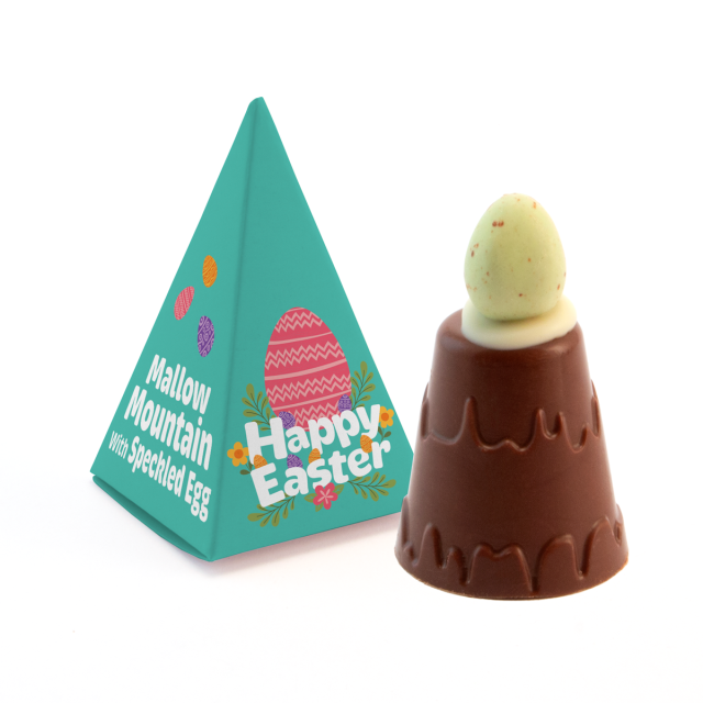 Easter – Eco Pyramid Box – Mallow Mountain with Speckled Egg