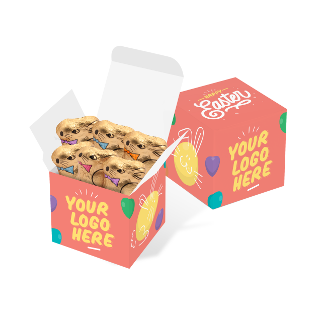 Easter – Eco Maxi Cube – Foiled Bunnies – x6